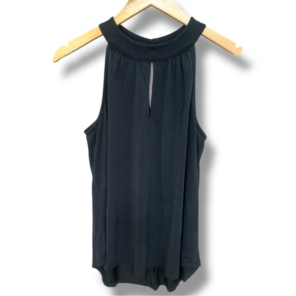 Veronica M. - Black Halter Keyhole Blouse - Size M - Picture 2 of 8